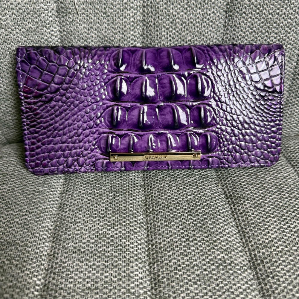 Brahmin Ady Wallet Dark Purple. **Excellent condition.**